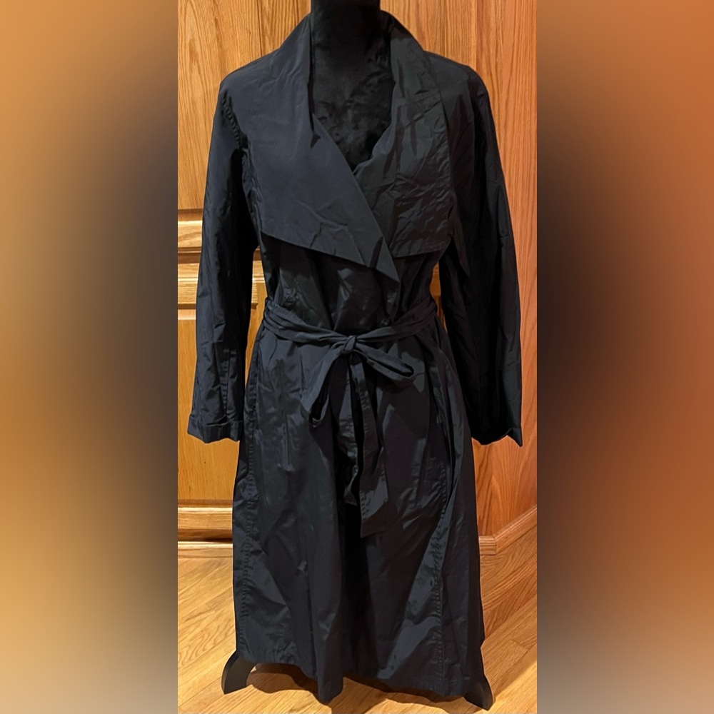 Eileen Fisher Black Trench Coat